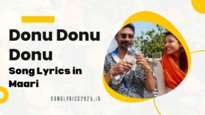 Donu Donu Donu Song Lyrics in Maari