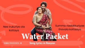 Water Packet Song Lyrics in Raayan